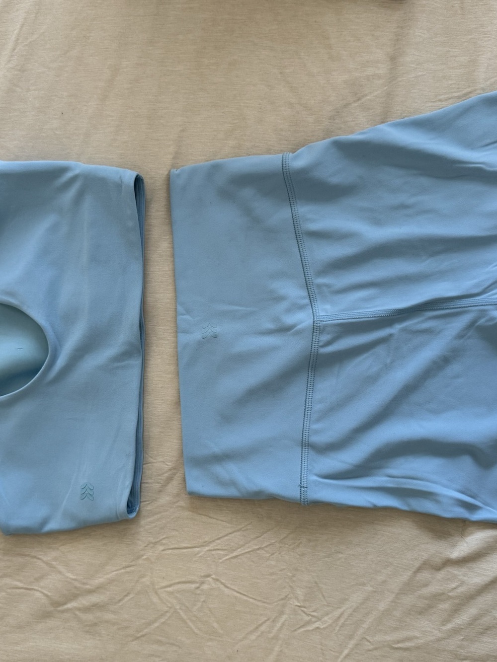 All in Motion Blue Two-Piece athletic set